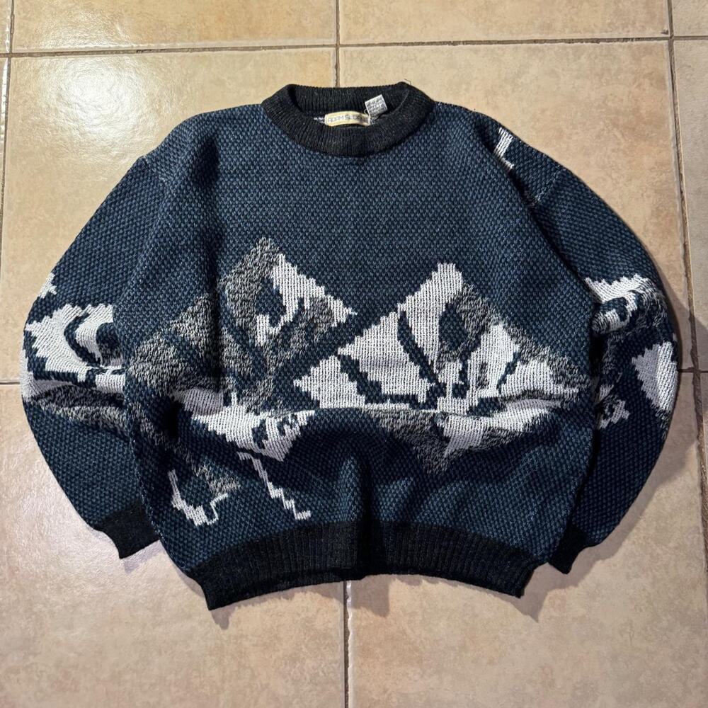 Vintage 90s adam sloane aztec sweater Size L in Mens